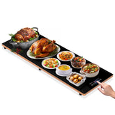Electric Warming Tray Large 40×12 in, Food Warmer with Thermostat