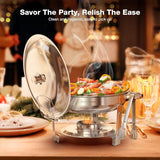 chafing-dish-buffet-set-savor-the-party-relish-the-ease-clean-and-hygienic-easy-to-pick -p