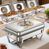 dbs-s-04-chafing-buffet-set-9qt-rectangular-chafers-with-glass-lid-4-pack