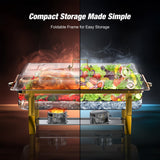 dbs-s-11-chafing-buffet-set-9qt-foldable-frame-dishes-foldable-frame-for-easy-storage