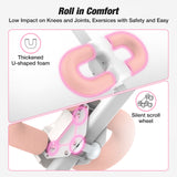 WARMOUNTS Ab Workout Equipment, Ab Machine for Home Gym Fitness, Adjustable Ab Trainer Exercise Equipment for Abdominal Exercise, Foldable, LCD Display