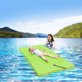 floating-water-pad-7-3-ft-xpe-foam-mat-3-layer-portable-outdoor-pool-green