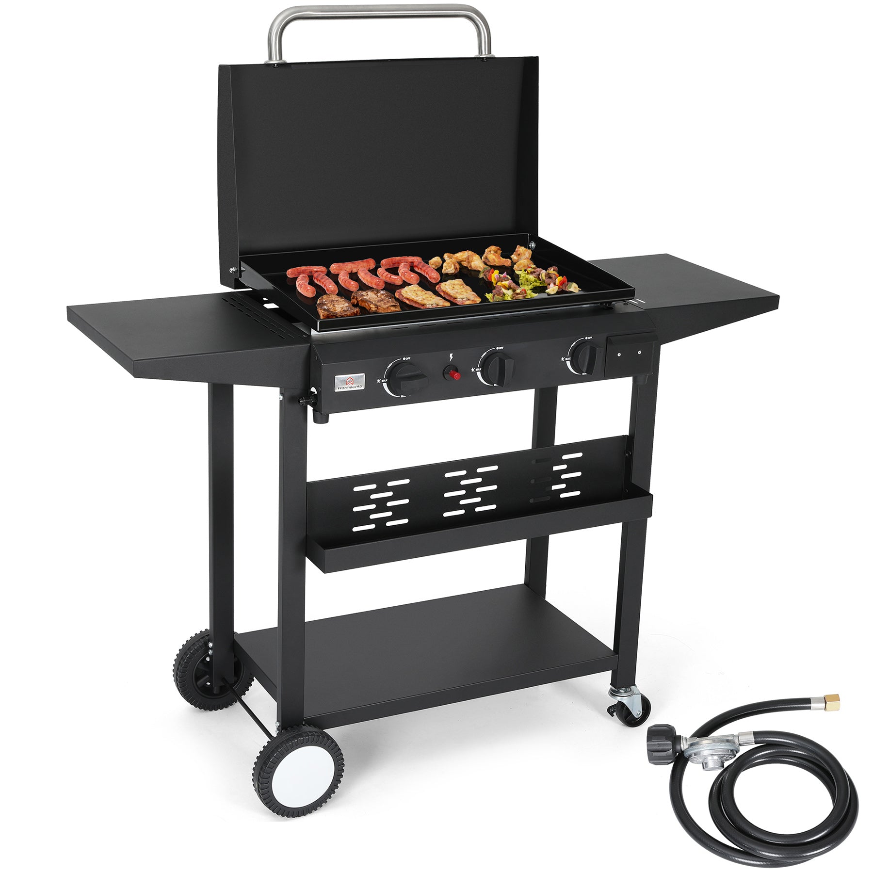 gas-griddle-portable-flat-grill-23-inches-front-view