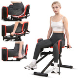 WARMOUNTS Hip Abductor Machine for Home Gym | Glute & Thigh Exercise Equipment, Outer Thigh Sculpting, Glute Machine for Women, Leg Abductor Machine, Booty Builder for Butt Workout