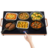 Electric Warming Tray Large 24x16in, Food Warmer with Thermostat