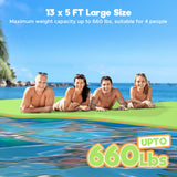 WARMOUNTS Floating Water Mat, 3-Layer Adult Foam Pad 13'x5'