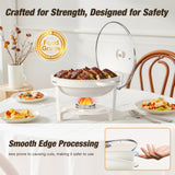 Chafing Dishes for Buffet, 5QT 2PACK Maifanite-Coated