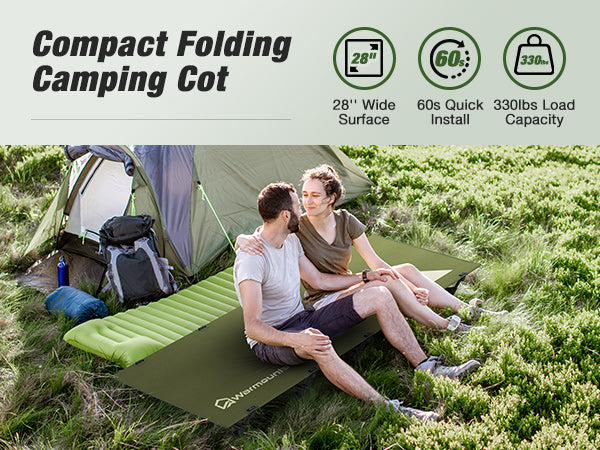 Naturehike Double Size Camping Cot Coleman Pack-Away MOWENTA