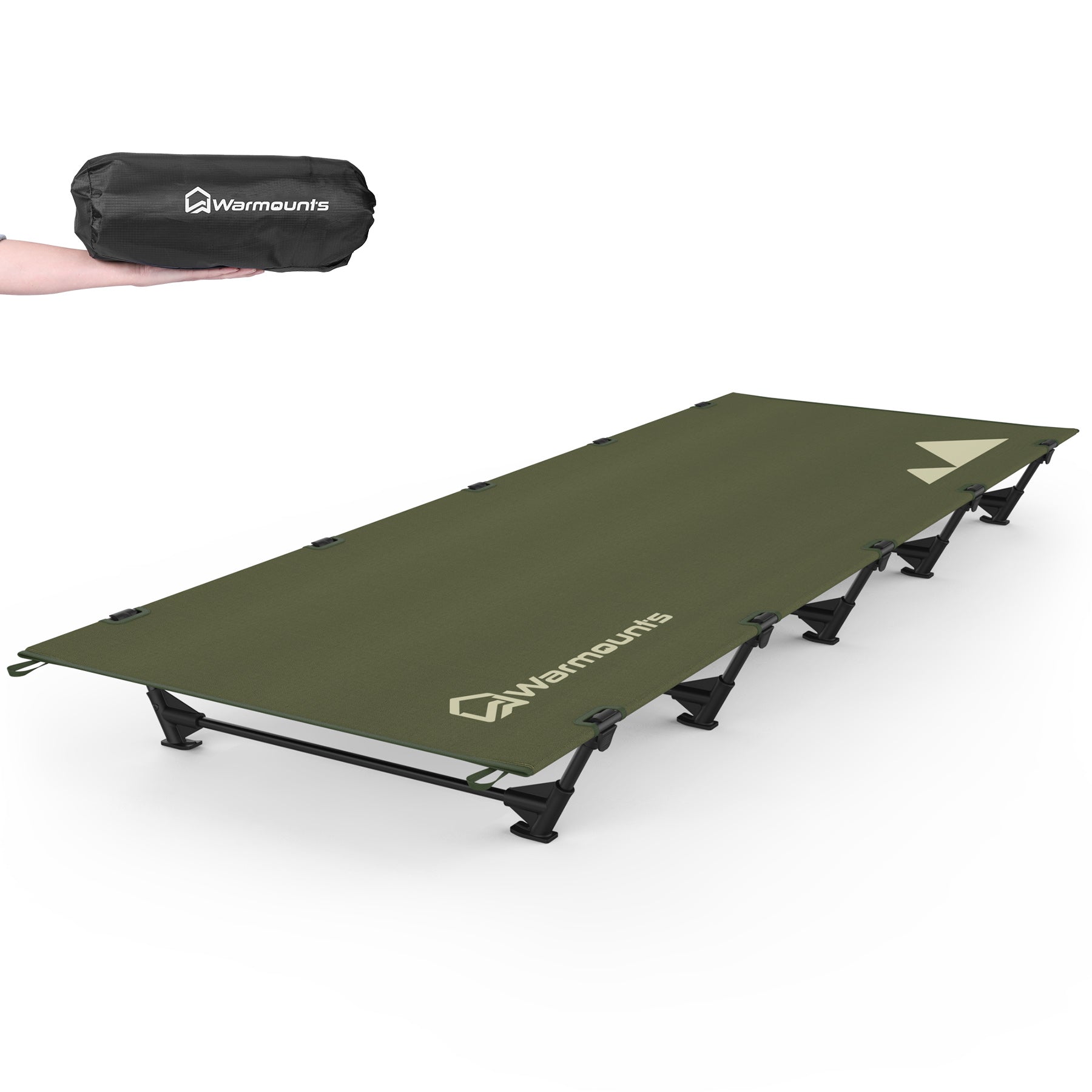 camping-cot-front-view-green