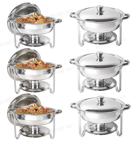 CD66 Chafing Dish Buffet Set, 5QT Stainless Steel - WARMOUNTS – Warmounts