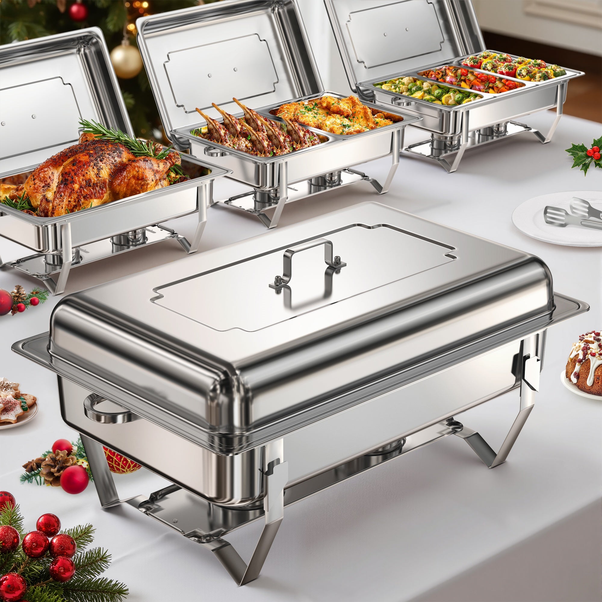 Chafing Buffet Set, 9QT Multi-Size Pans - WARMOUNTS – Warmounts