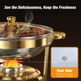 chafing-dish-buffet-set-5qt-gold-rolled-edge-stainless-steel-see-deliciousness-keep-freshness