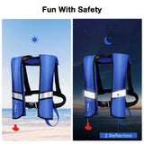 Automatic Inflatable Life Jacket, with 2 Reflectors