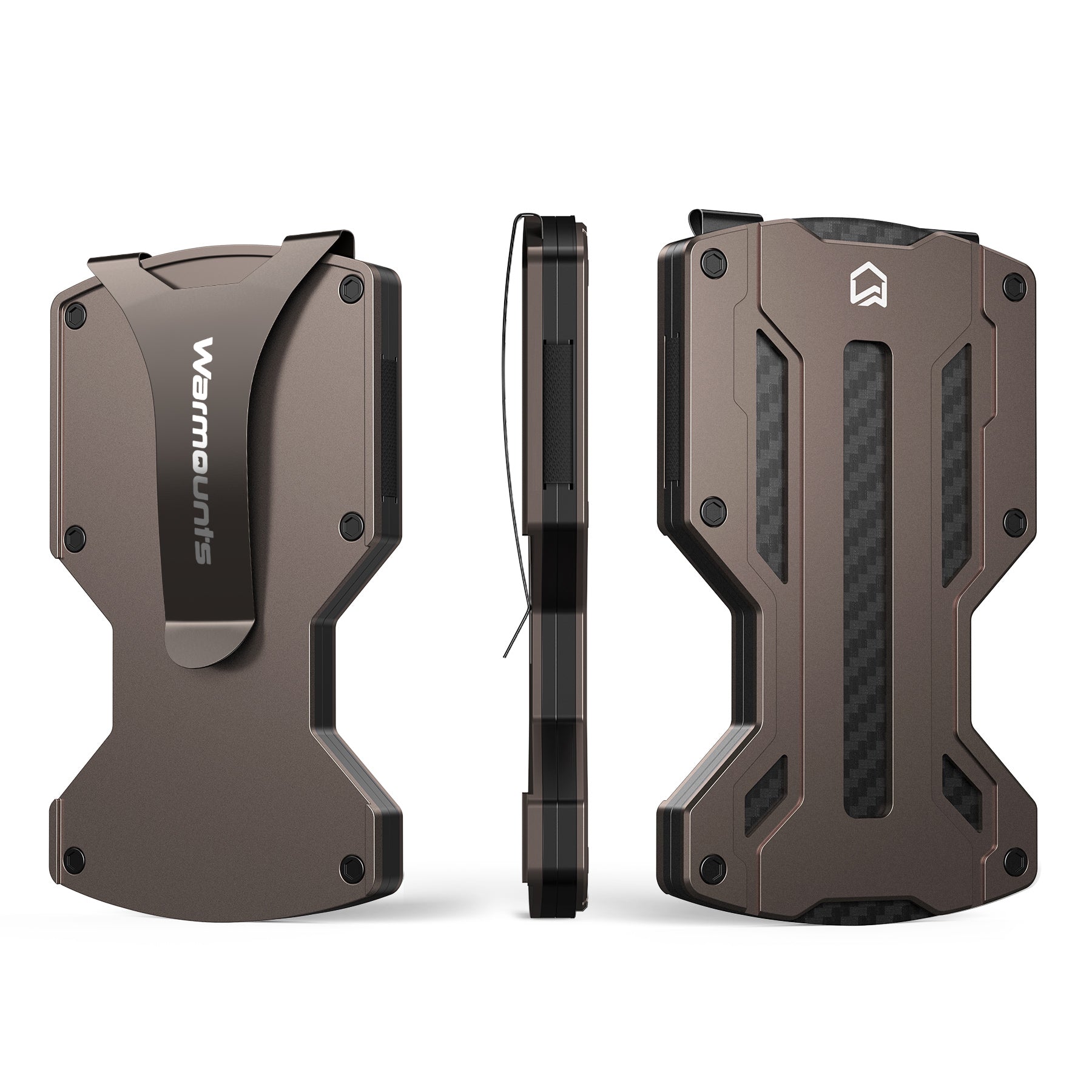 Metal Tactical Wallet, RFID Blocking Money Clip - Warmounts